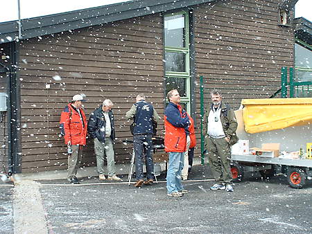 Barbeque in the snow