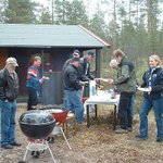 Moose burger barbeque at Ljørdalen