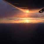 Starmoen sunset flight