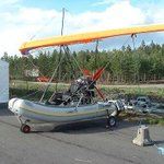 Flexwing flying boat