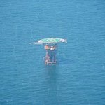 North Sea oil rig