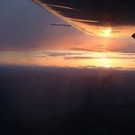 Starmoen sunset flight