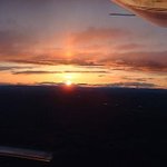 Starmoen sunset flight